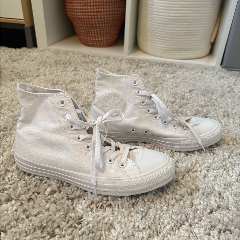 Converse All-Star White Canvas High-Tops